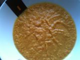 Crema de pollo con verduras