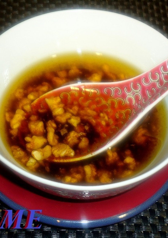 Una foto de Salsa vinagreta con miel y nueces
