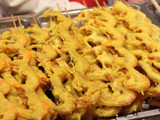 Pinchos de langostino con quicos sin gluten