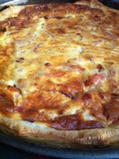 Foto principal de Pastel de patata, bacon y queso al horno