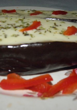 Una foto de Berenjenas rellenas
