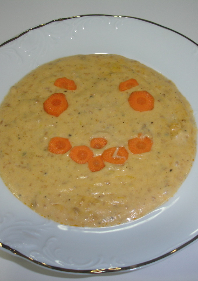 Una foto de Pure de patatas con sobrasada