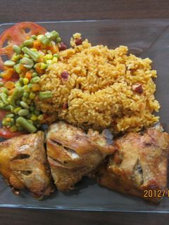 Una foto de Caderas de pollo al horno