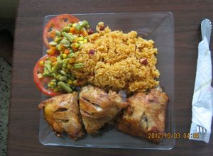 Una foto de Caderas de pollo al horno