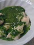 Agnelottis con pesto de rúcula