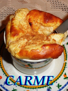 Una foto de Soufleé de arroz con leche