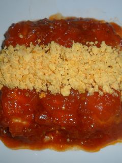 Una foto de Huevos rellenos a la española