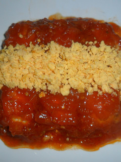 Una foto de Huevos rellenos a la española