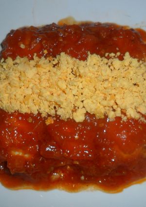 Una foto de Huevos rellenos a la española