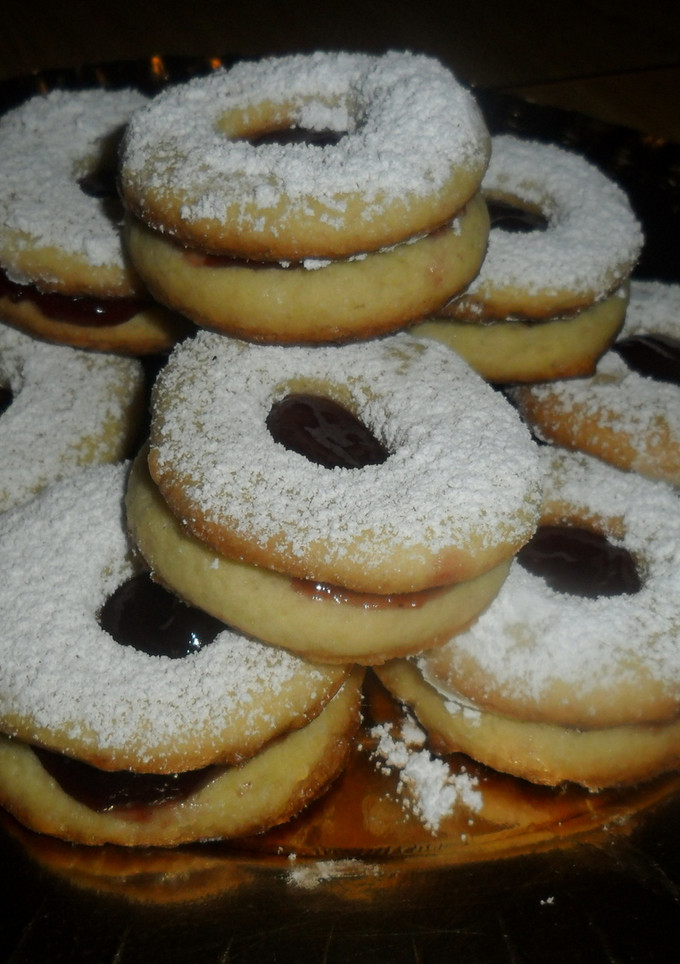 Una foto de Galletitas con mermelada