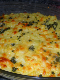 Una foto de Vacío a la plancha con puré de papas gratinado