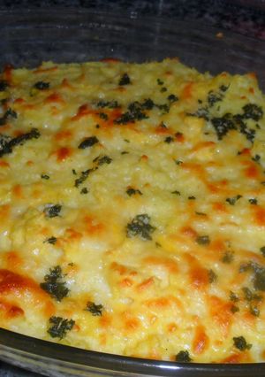 Una foto de Vacío a la plancha con puré de papas gratinado