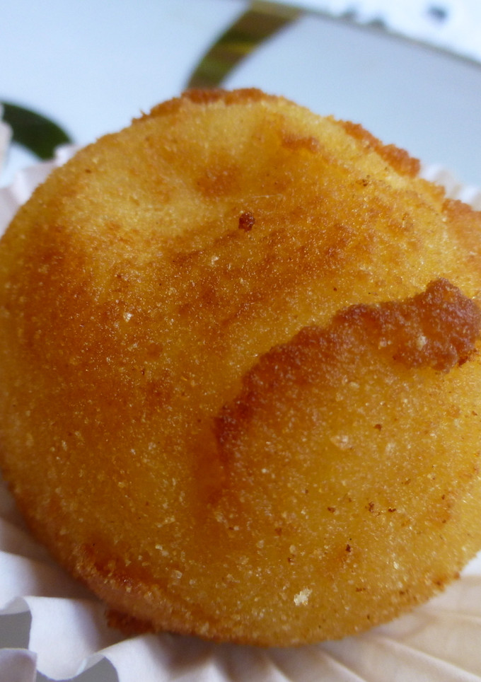Una foto de Puré de patata en forma de BOMBA