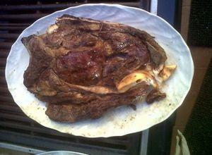 Una foto de Chuletón a las hierbas