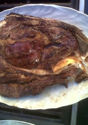 Una foto de Chuletón a las hierbas