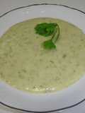 Puré de patatas con pimientos verdes y bacalao