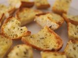Pan de ajo y queso fundido