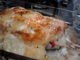 Bacalao con verduras gratinadas sin gluten