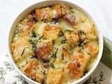 Sopa de ajo navideña