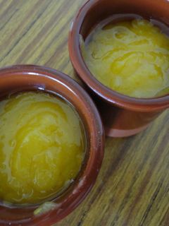 Una foto de Lemon curd en microondas