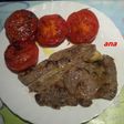 Michana con tomates fritos