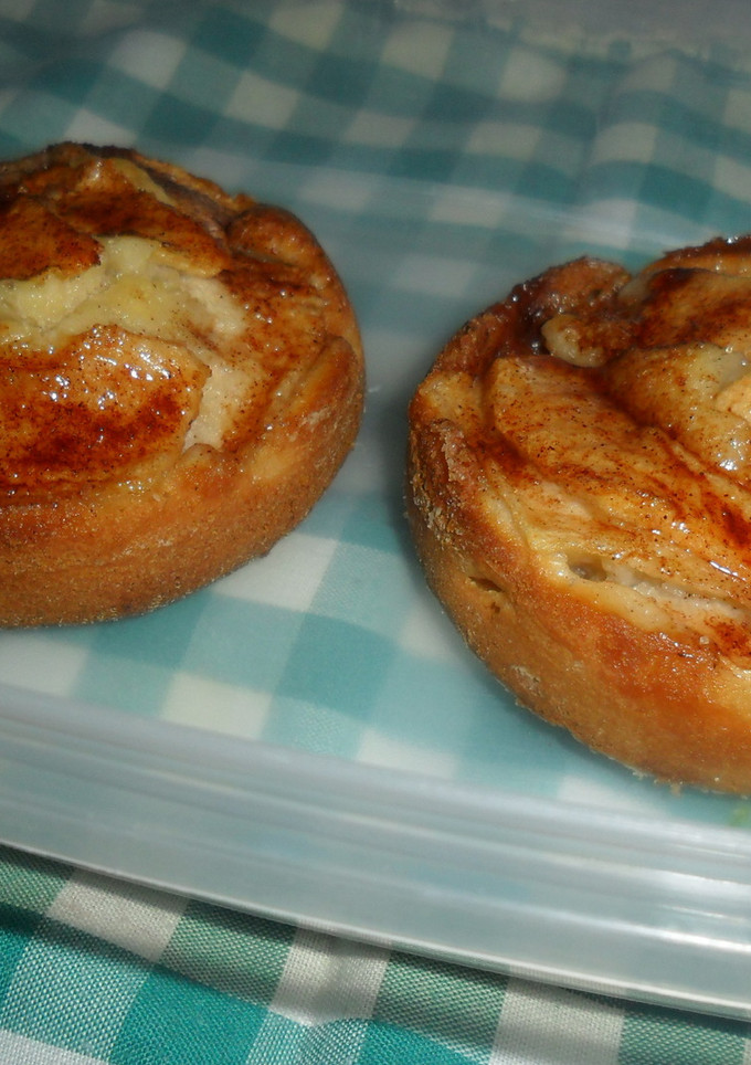Una foto de Tarta de manzana con canela y azúcar