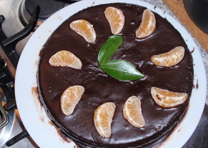 Foto principal de Tarta picante de chocolate y naranja