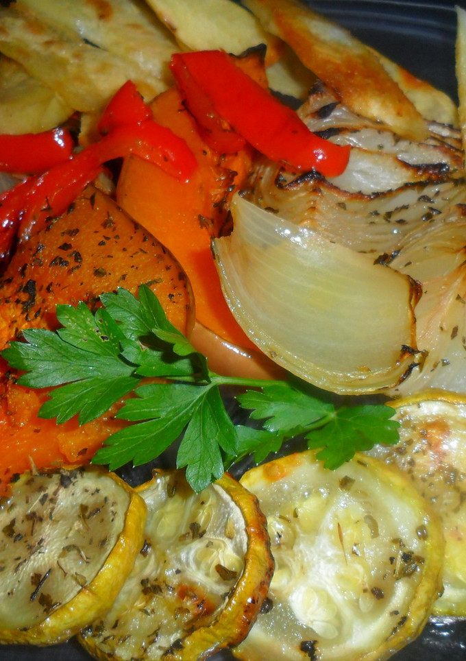 Una foto de Mix de verduras asadas