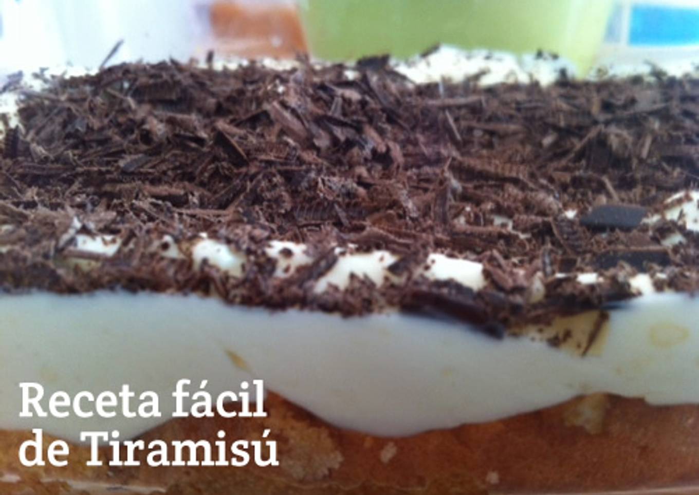 Tiramisú fácil<br />