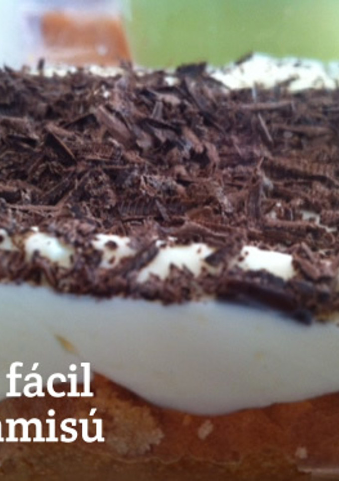 Una foto de Tiramisú fácil