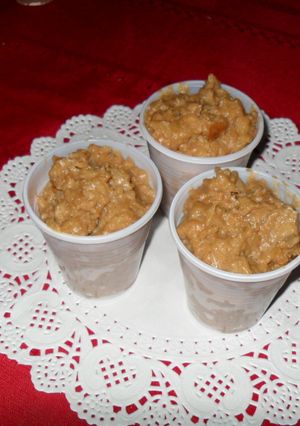 Una foto de Arroz con coco cremoso