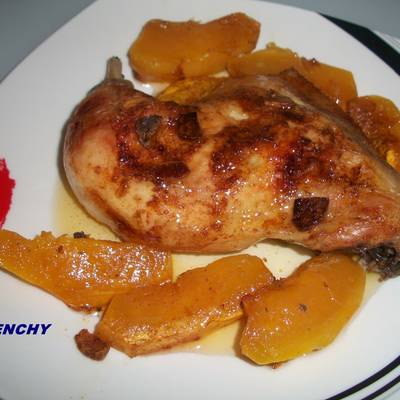 Pollo especiado al horno con calabaza Receta de penchi briones garcia-  Cookpad