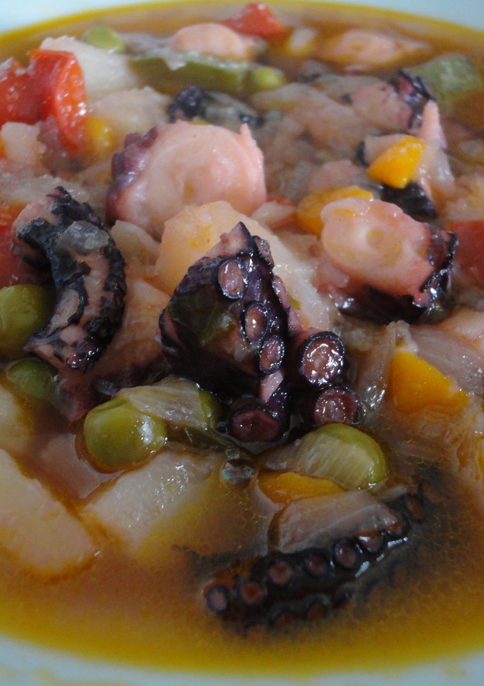 Una foto de Pulpo guisado a la gallega