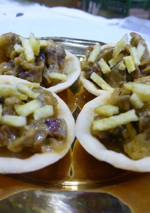 Una foto de Mini volovanes de riñones al coñac