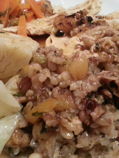 Una foto de Relleno de pollo de Navidad sin pan