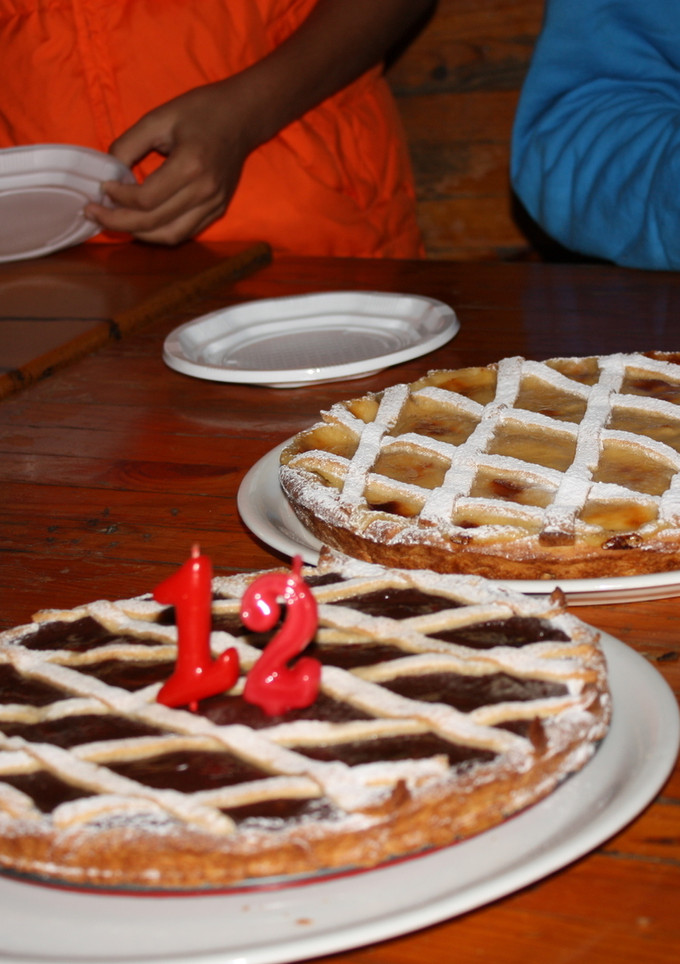 Una foto de Tarta de crema de limón