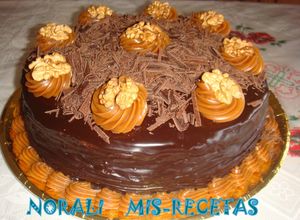Una foto de Baños o rellenos para torta de chocolate
