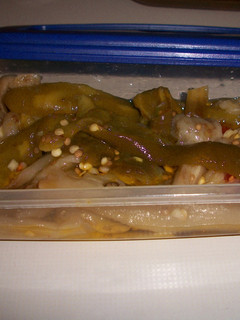 Una foto de Ensalada de berenjenas y pimientos asados