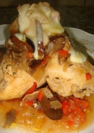 Una foto de Pollo a la scarpetta