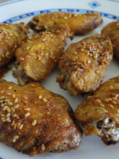 Una foto de Alitas de pollo morunas al horno