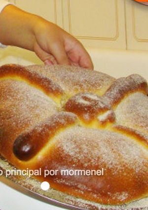 Una foto de Pan de muerto mexicano 