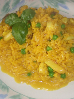 Una foto de Arroz con navajas