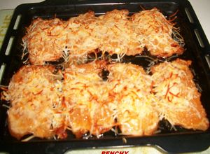 Foto principal de Filetes de lomo de cerdo gratinados al queso