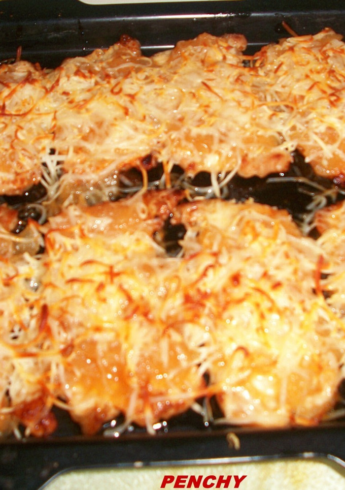 Una foto de Filetes de lomo de cerdo gratinados al queso