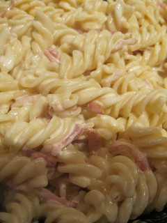 Una foto de Espirales a la carbonara