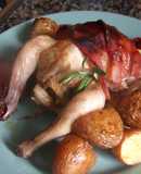 Picantotes con relleno de perejil y bacon al romero