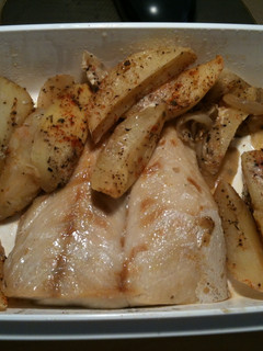 Una foto de Pargo al horno