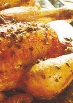 Una foto de Pollo entero al horno