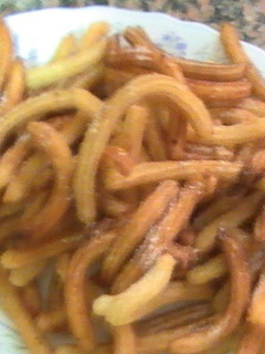 Una foto de Churros caseros