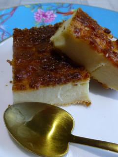Una foto de Tarta de queso tipo quesada